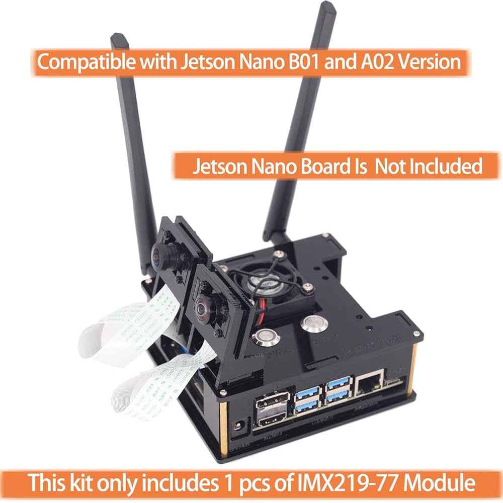 Jetson Nano 開発者キット 2GB版　ケース、書籍付き Amazon.co.jp: GeeekPi Jetson Nanoケース（Jetson Nano B01